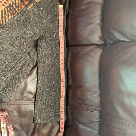 Burberry blue label tweed cape coat 3/4 sleeve - Picture 8 of 8